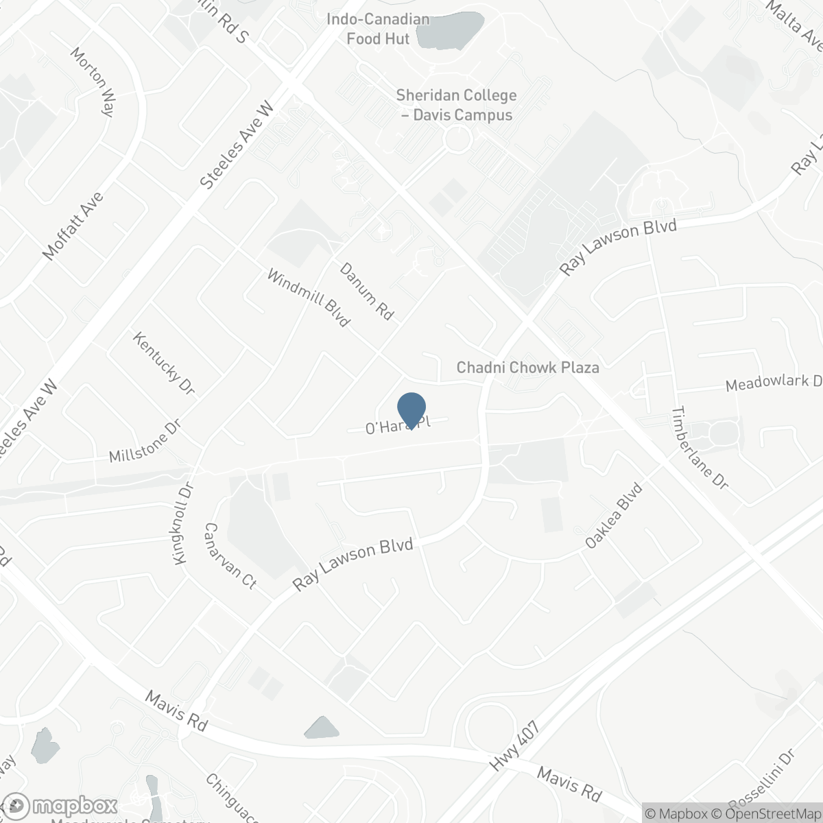 12 O'HARA PLACE, Brampton, Ontario L6Y 3R9